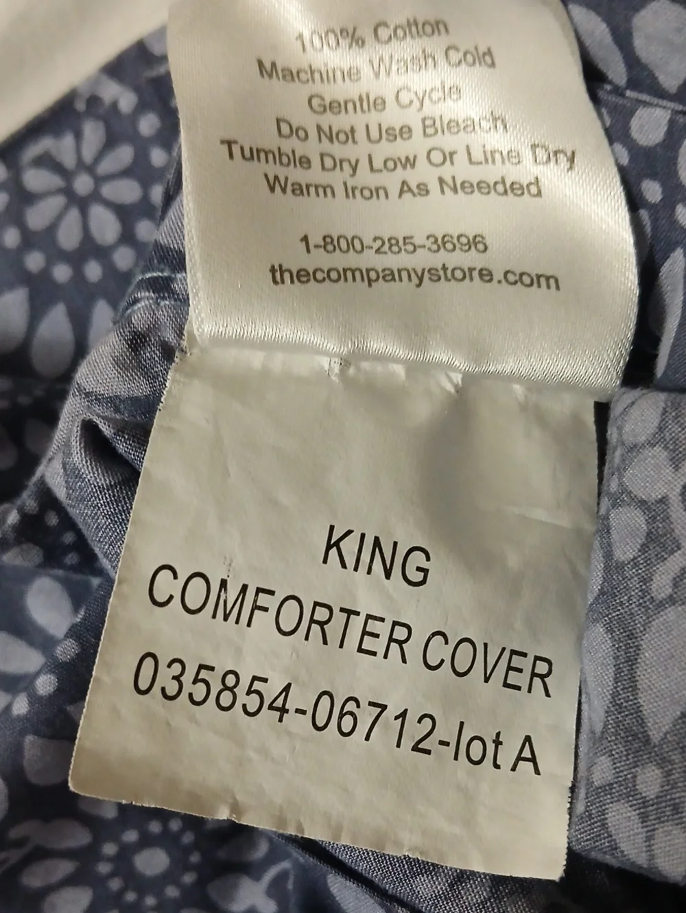 The Company Store King Duvet Cover